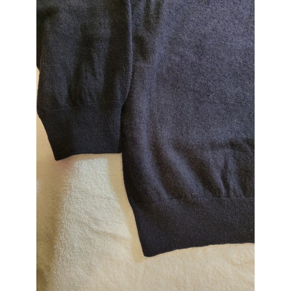 Banana Republic 100% Merino Wool Sweater Mens XXL Base Layer Navy Blue Layering